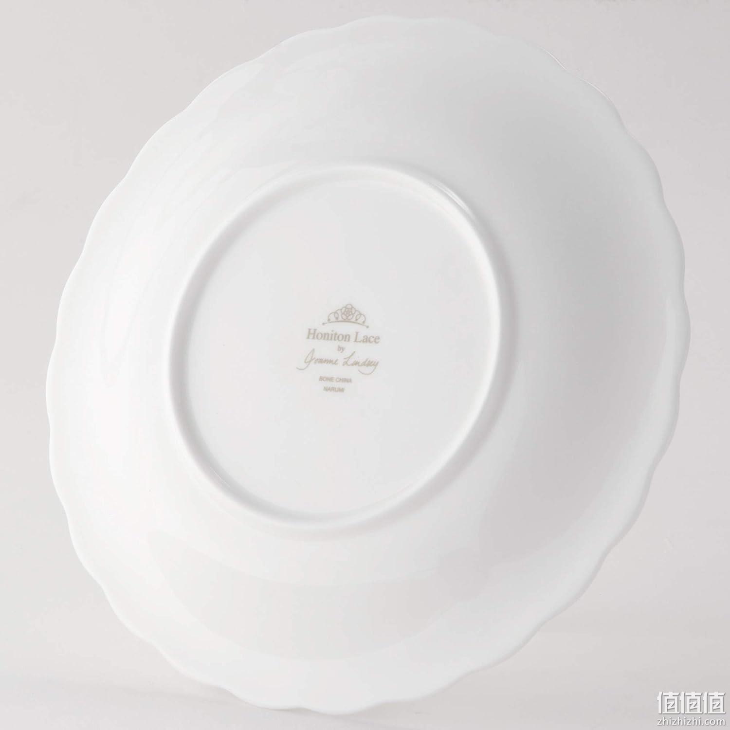 NARUMI 鸣海 Honiton Lace系列 蕾丝骨瓷餐盘组合 17cm*5个装  51952-23177 174.48元 值值值-买手聚集的地方