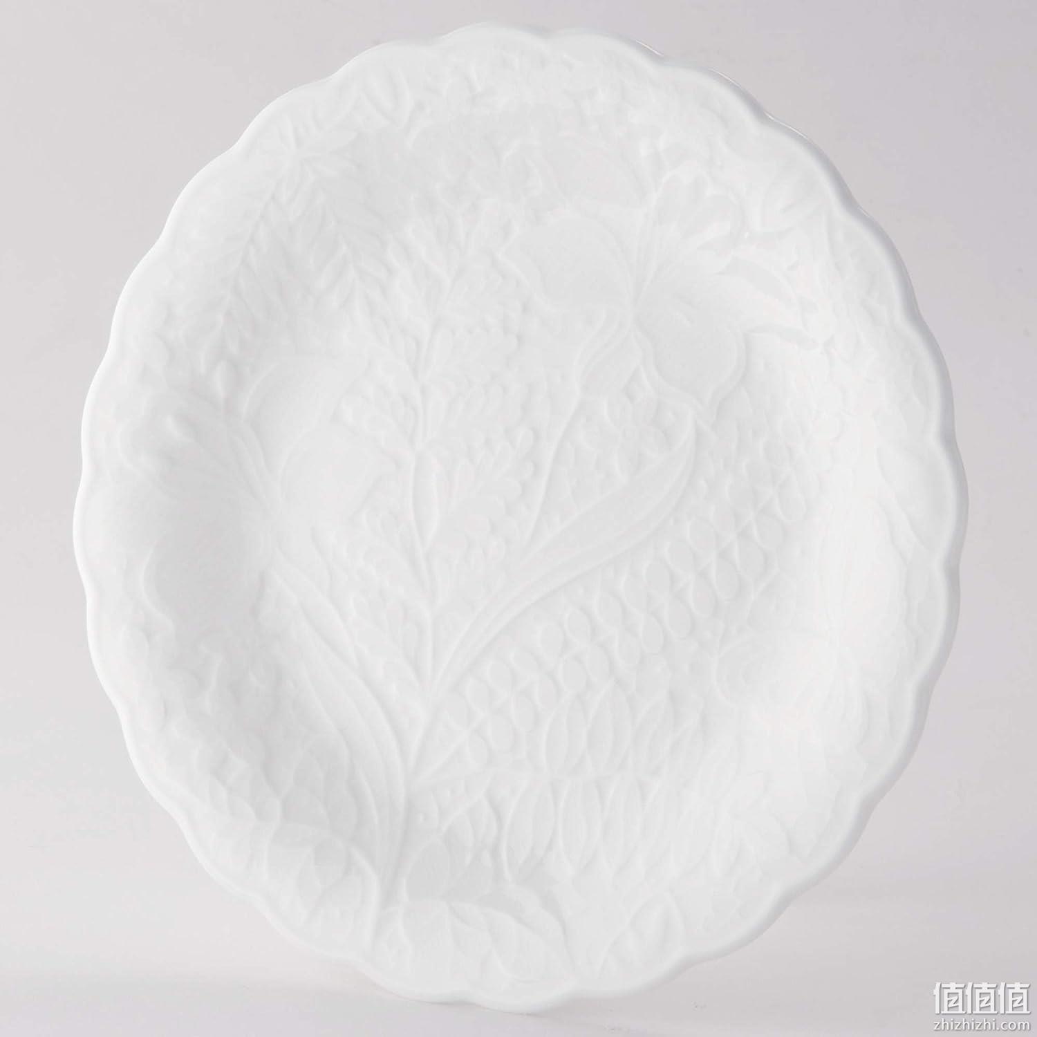NARUMI 鸣海 Honiton Lace系列 蕾丝骨瓷餐盘组合 17cm*5个装  51952-23177 174.48元 值值值-买手聚集的地方
