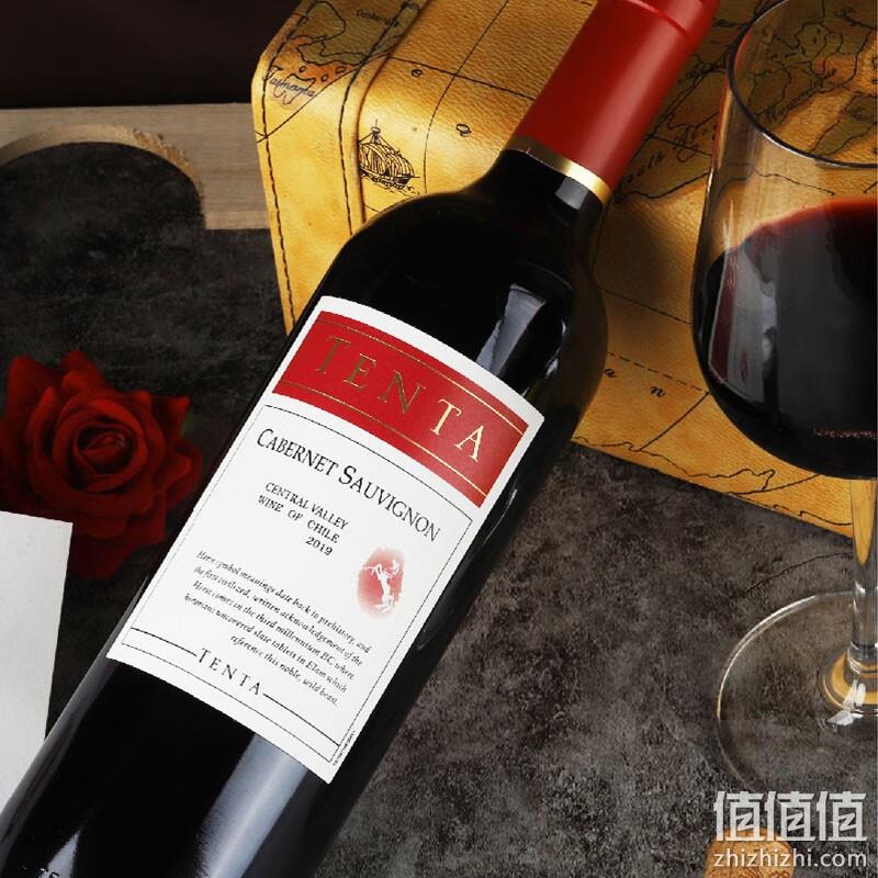 智利原瓶进口，Tenta 天帕 卡本妮苏维翁干红葡萄酒750mL*6瓶 298元包邮（需用券） 值值值-买手聚集的地方