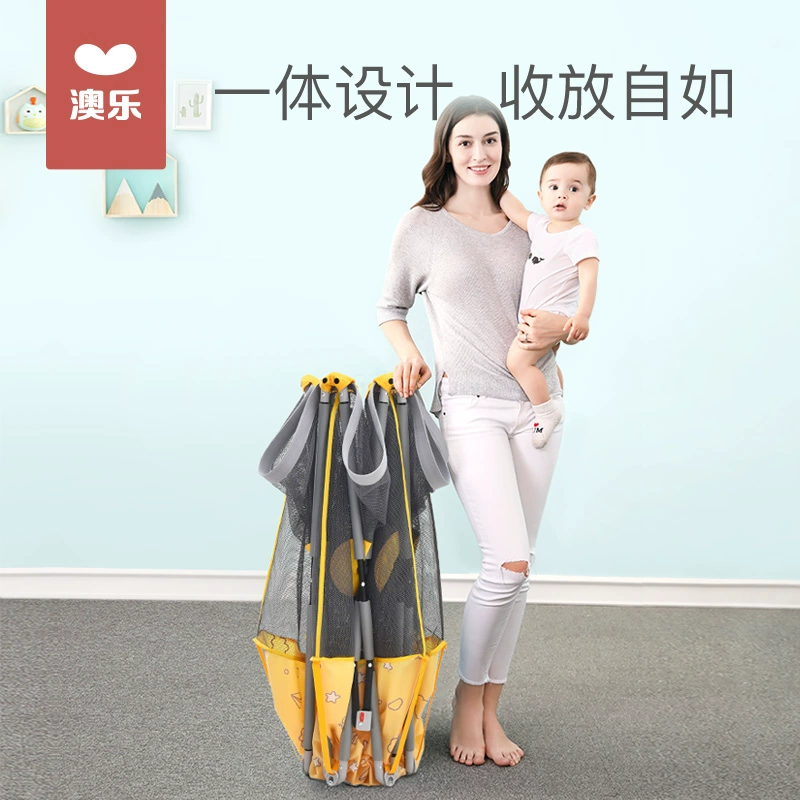 AOLE 澳乐 联名款宝宝折叠布艺六边围栏 139元包邮（双重优惠） 值值值-买手聚集的地方
