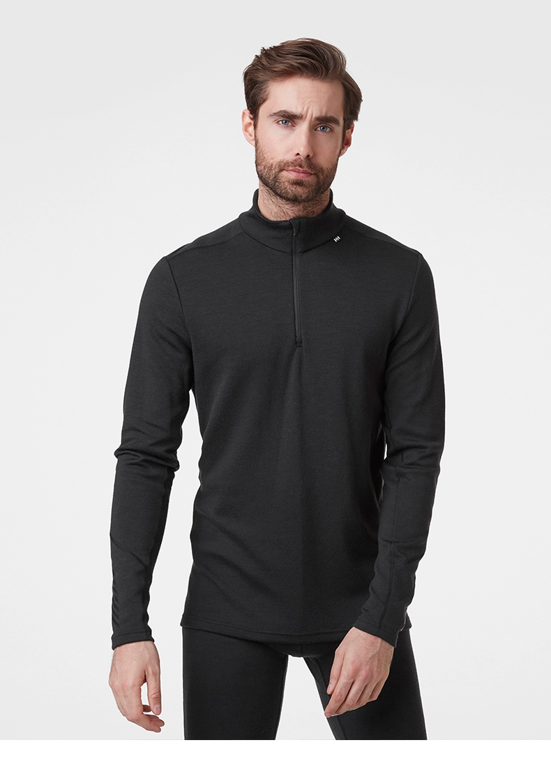 Helly Hansen 哈里汉森 Lifa 男士美利奴羊毛半拉链长袖T恤49363 新低291.77元（天猫旗舰店880元） 值值值-买手聚集的地方