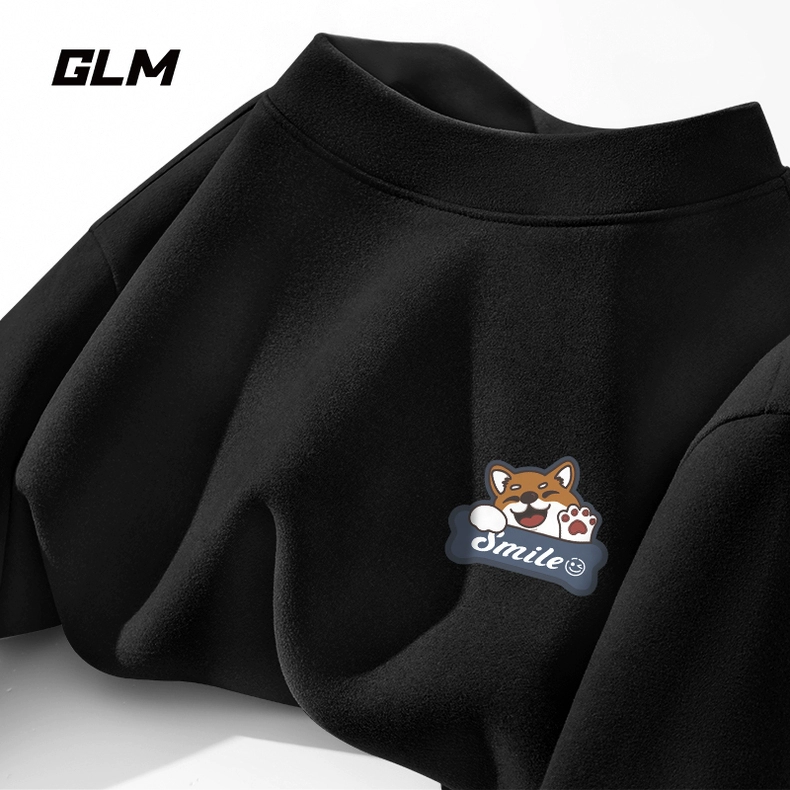 森马旗下轻商务潮牌，GLM 2023秋冬新款情侣半高领德绒双面绒国潮上衣*2件 多色 69.8元包邮（35元/件） 值值值-买手聚集的地方