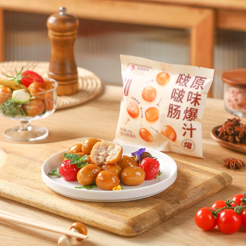 本味鲜物 芝士爆汁啵啵烤肠 105g*10袋 59.9元包邮 值值值-买手聚集的地方