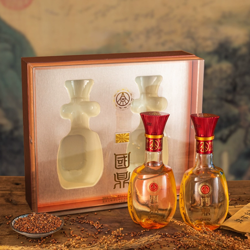 五粮液股份出品，国鼎 裕品珍 52度浓香型白酒 450ml*2瓶 高档亚克力透明礼盒 199元包邮 值值值-买手聚集的地方