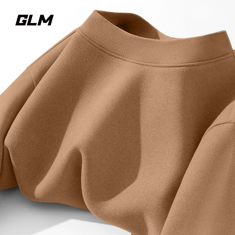 森马旗下轻商务潮牌，GLM 2023秋冬新款情侣半高领德绒双面绒国潮上衣*2件 多色 69.8元包邮（35元/件） 值值值-买手聚集的地方