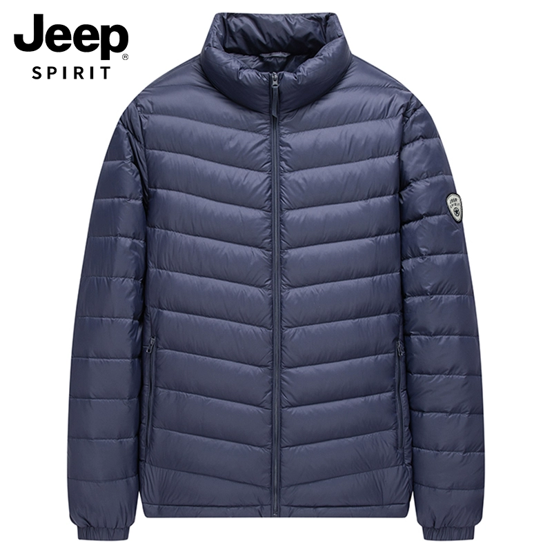 Jeep Spirit 吉普 男士轻薄立领羽绒服 多色 129元包邮，连帽款139元 值值值-买手聚集的地方