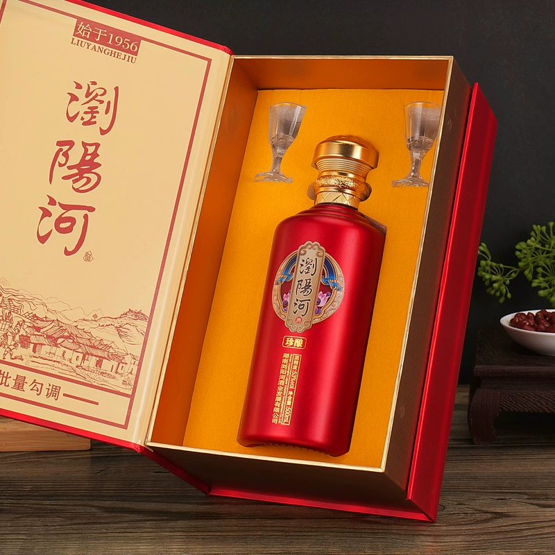 浏阳河 珍酿 53度酱香型白酒500mL*6瓶 礼盒装 整箱含3礼袋 189元包邮 值值值-买手聚集的地方