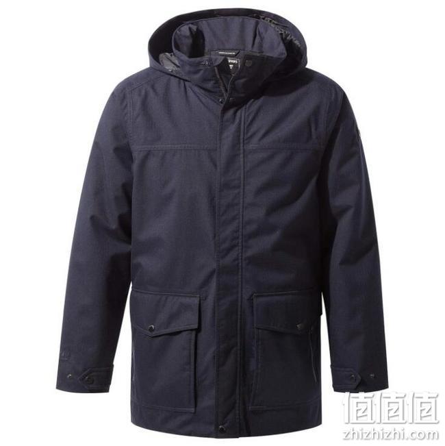 贝爷荒野求生同款品牌，Craghoppers Castor Thermo AquaDry 男士户外防水保暖连帽夹克 547.81元 值值值-买手聚集的地方