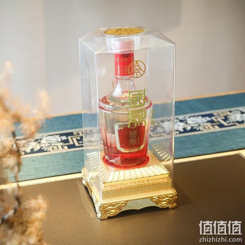 Plus会员，五粮液股份 国鼎 宁沁和泰 52度浓香型白酒/绿豆酒500mL*2瓶 亚克力透明礼盒 99元包邮 值值值-买手聚集的地方