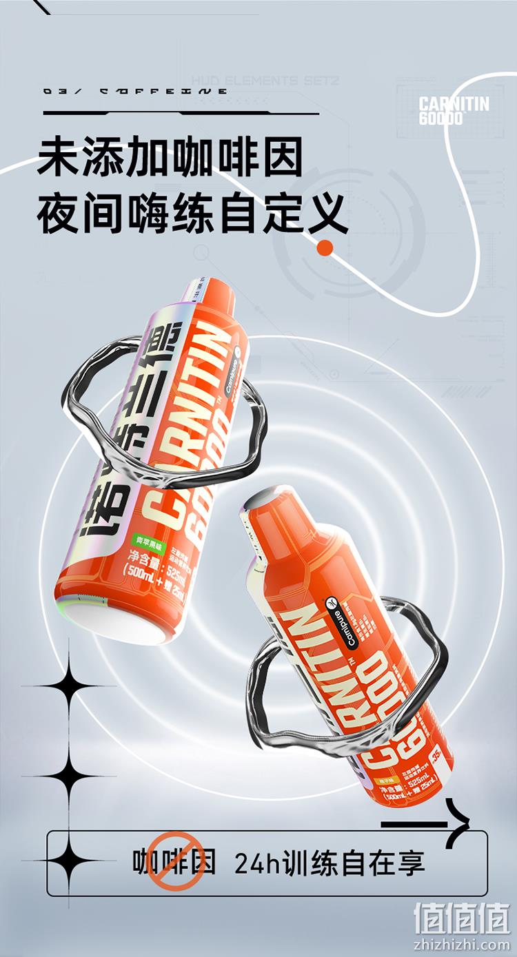 捷克奥委会指定官方合作伙伴，Nutrend 诺特兰德 液体左旋肉碱6万 500ml*2瓶 99元包邮（需领券） 值值值-买手聚集的地方