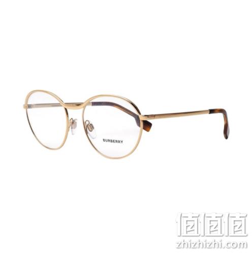 Burberry 博柏利 BE1337 女士金属圆框光学眼镜架 699元 值值值-买手聚集的地方