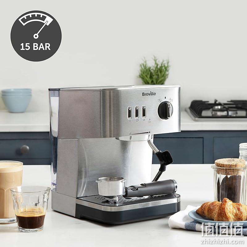 Breville 铂富 Bijou VCF149X 全自动咖啡机 新低1057.05元 值值值-买手聚集的地方