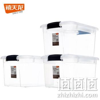 Citylong 禧天龙 X-6320 可视带轮收纳箱 44*33*25cm/3个装 69.9元包邮（需领券） 值值值-买手聚集的地方