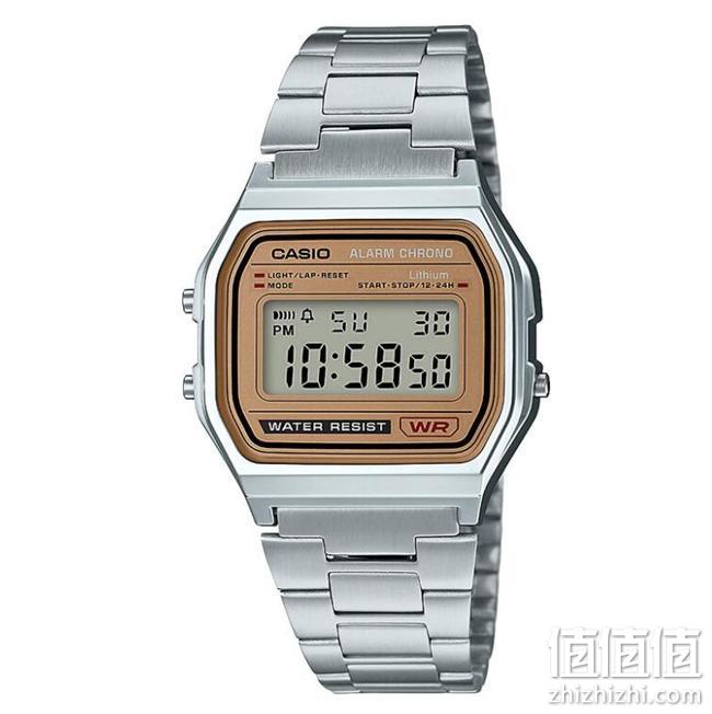 亚马逊销冠！Casio 卡西欧 A-158WEA-9JF 潮流复古方块表 新低59.36元 值值值-买手聚集的地方