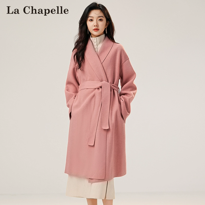 La Chapelle 拉夏贝尔 2023秋冬 慵懒风高级感宽松双面呢大衣 2款多色 199元包邮 值值值-买手聚集的地方
