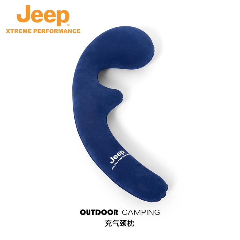 专利产品，JEEP 户外旅行充气护颈枕靠枕 29.9元包邮 值值值-买手聚集的地方