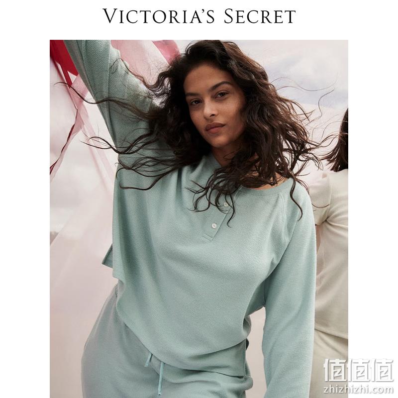 VICTORIA'S SECRET 维多利亚的秘密 女士长袖宽松套头家居服套装 多色 118元包邮 值值值-买手聚集的地方