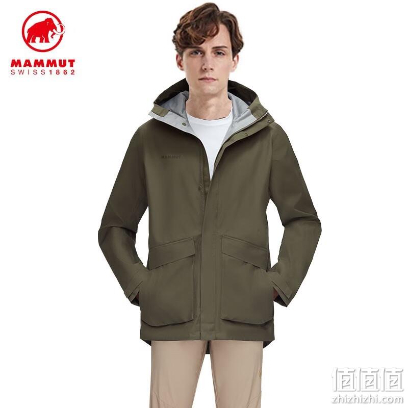 Mammut 猛犸象 3L HS 男士GTX防水连帽硬壳冲锋衣 1010-28560 新低1464.35元 值值值-买手聚集的地方