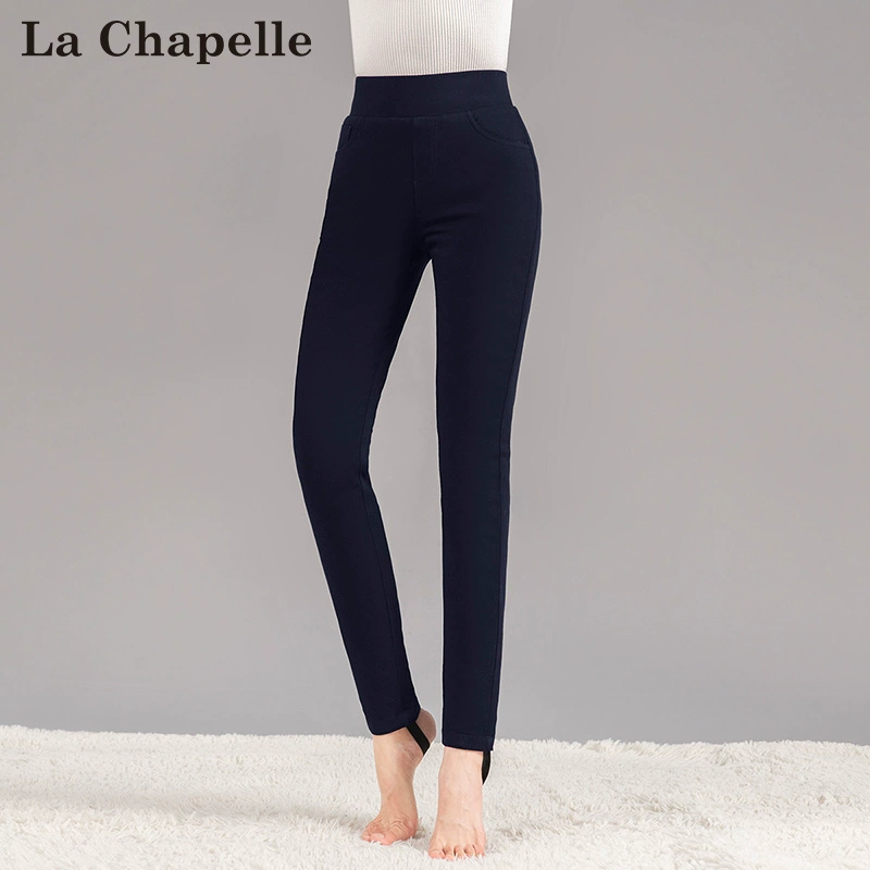 La Chapelle 拉夏贝尔 2023冬季新款加绒加厚修身羽绒裤 2色 79元包邮 值值值-买手聚集的地方