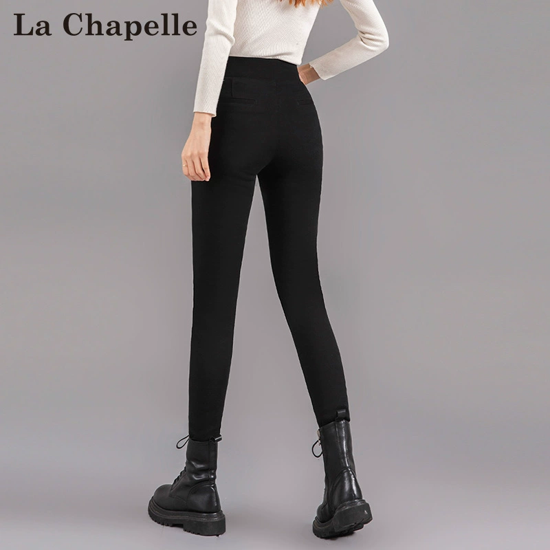La Chapelle 拉夏贝尔 2023冬季新款加绒加厚修身羽绒裤 2色 79元包邮 值值值-买手聚集的地方