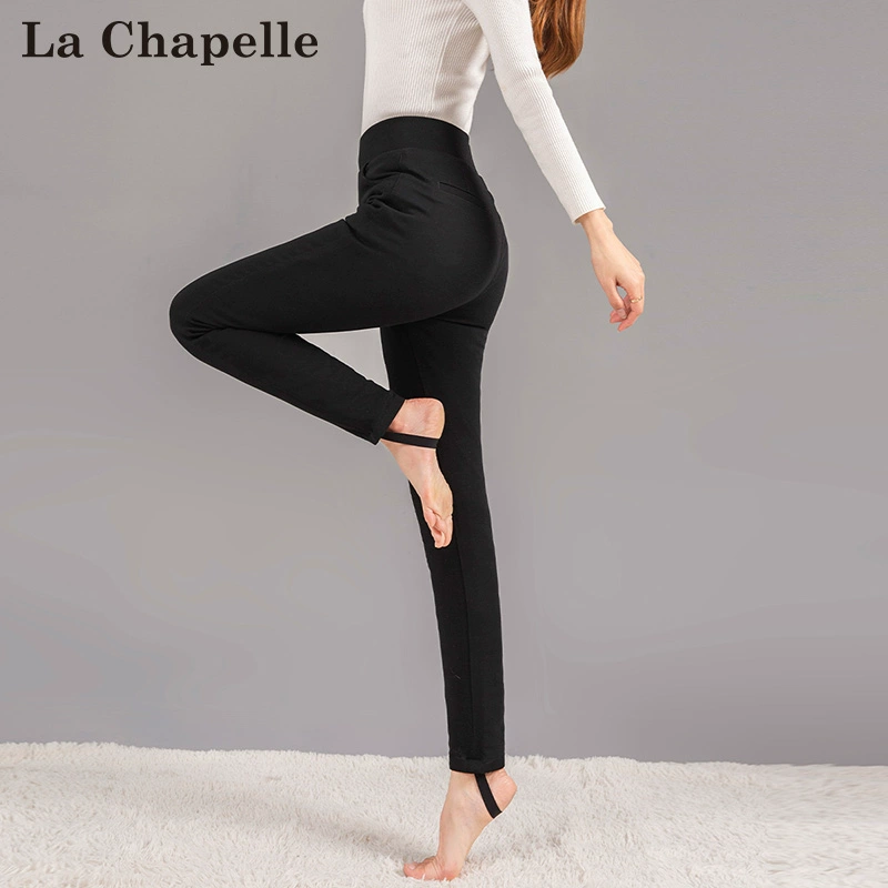 La Chapelle 拉夏贝尔 2023冬季新款加绒加厚修身羽绒裤 2色 79元包邮 值值值-买手聚集的地方