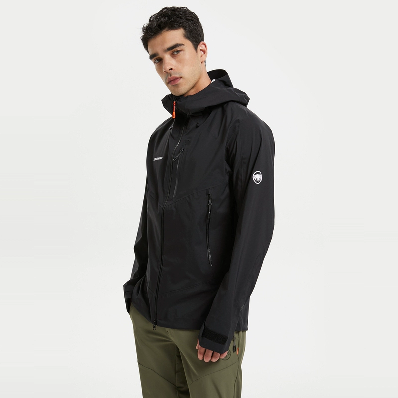 MAMMUT 猛犸象 Kento 男士户外防风防水硬壳 黑色L码 1025元起 值值值-买手聚集的地方