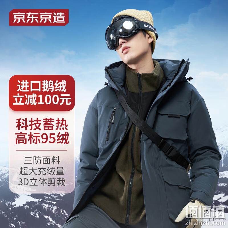 京东京造 极寒系列 男士95%进口白鹅绒羽绒服 两色 799元包邮 值值值-买手聚集的地方