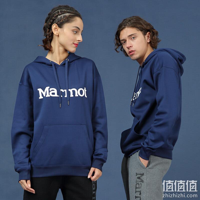 新低！Marmot 土拨鼠 男士户外连帽卫衣 2色 89元包邮 值值值-买手聚集的地方
