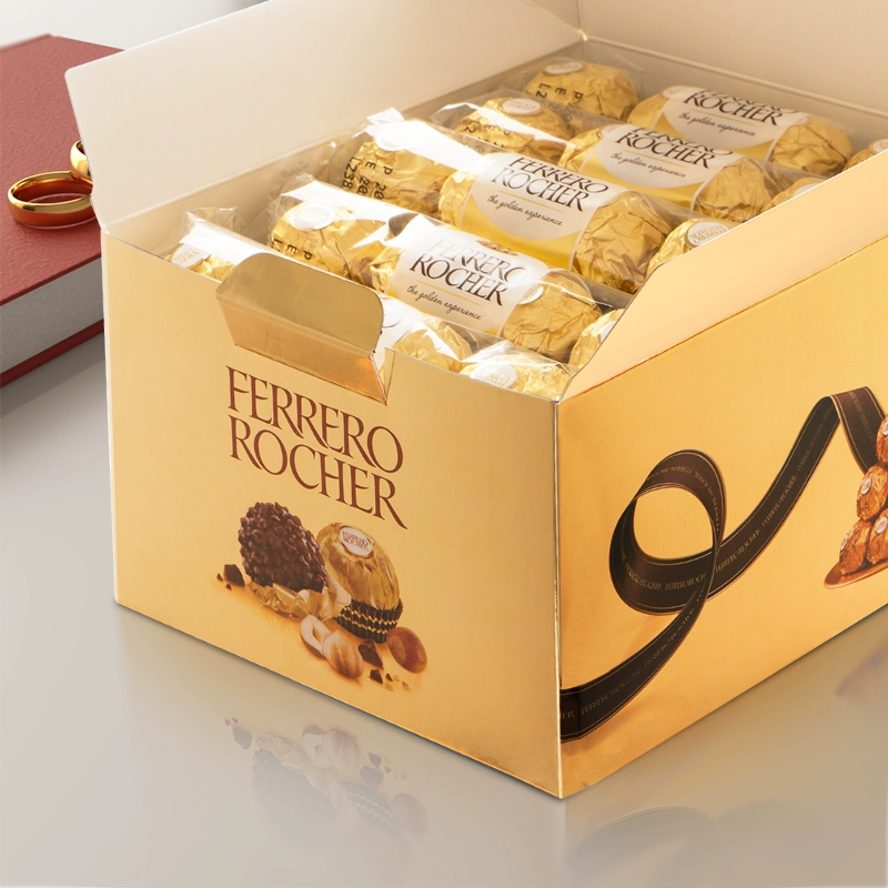 Rocher 费列罗 榛果威化巧克力 60粒礼盒装 148元包邮（需领券） 值值值-买手聚集的地方