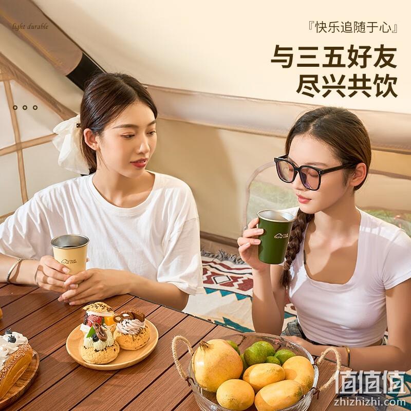 TanLu 探露 JD-BZ01 户外304不锈钢套杯 4个装 29元包邮（需领券） 值值值-买手聚集的地方