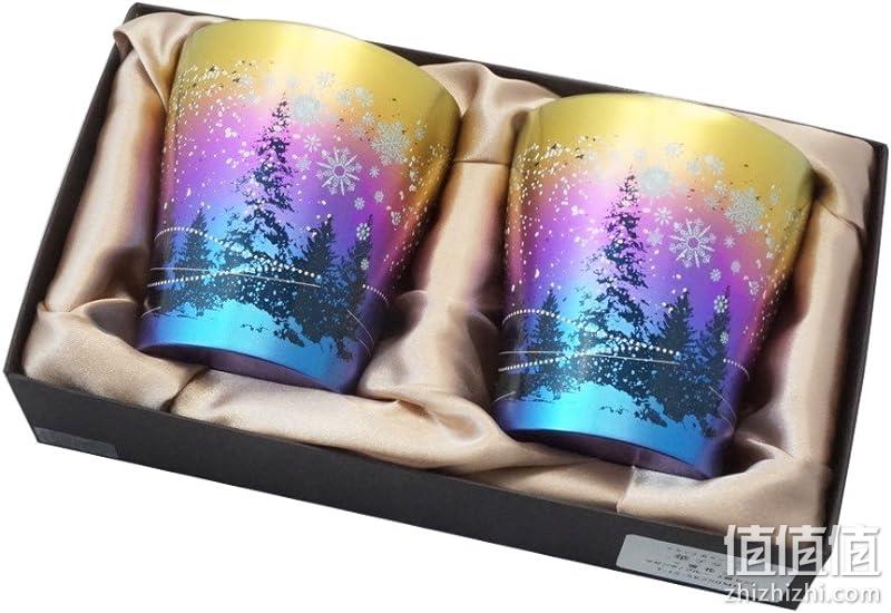 日本产，Horie 堀江 纯钛双层雪花情侣对杯250mL*2只装 新低472.35元（天猫旗舰店998元） 值值值-买手聚集的地方