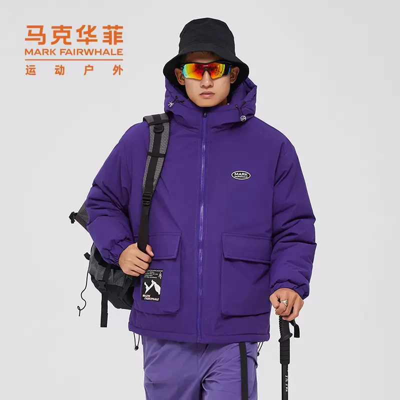 马克华菲 2023冬季新款加厚保暖男士户外棉服外套 3款多色 169元包邮 值值值-买手聚集的地方