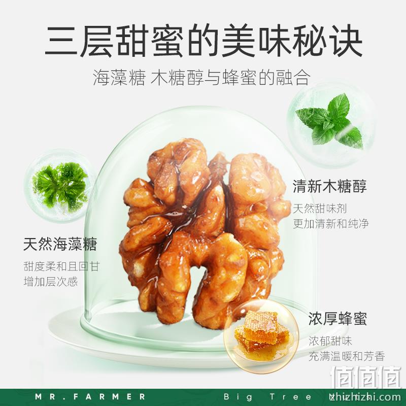 新农哥 蜂蜜琥珀核桃仁 50g*6袋 29.9元包邮 值值值-买手聚集的地方