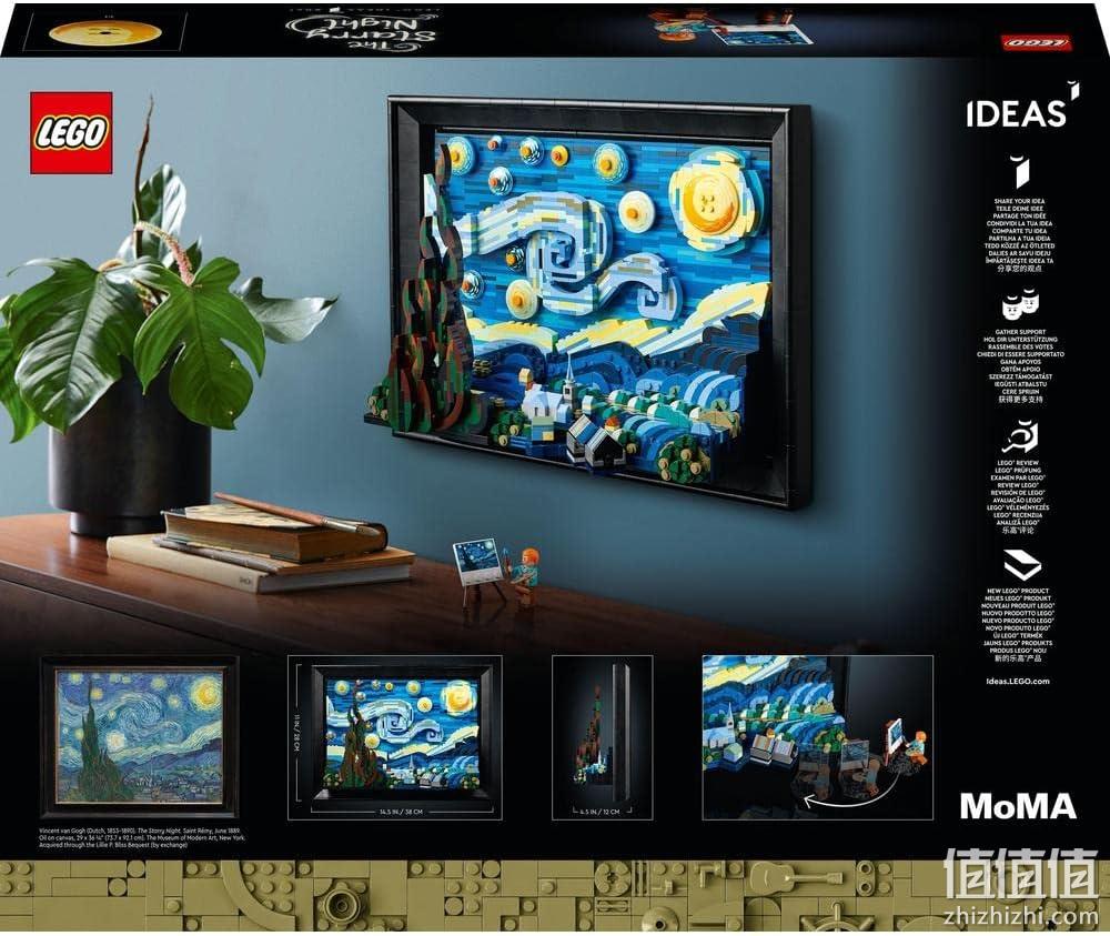 LEGO 乐高 Ideas系列 21333 文森特·梵高 星月夜 764.9元 值值值-买手聚集的地方