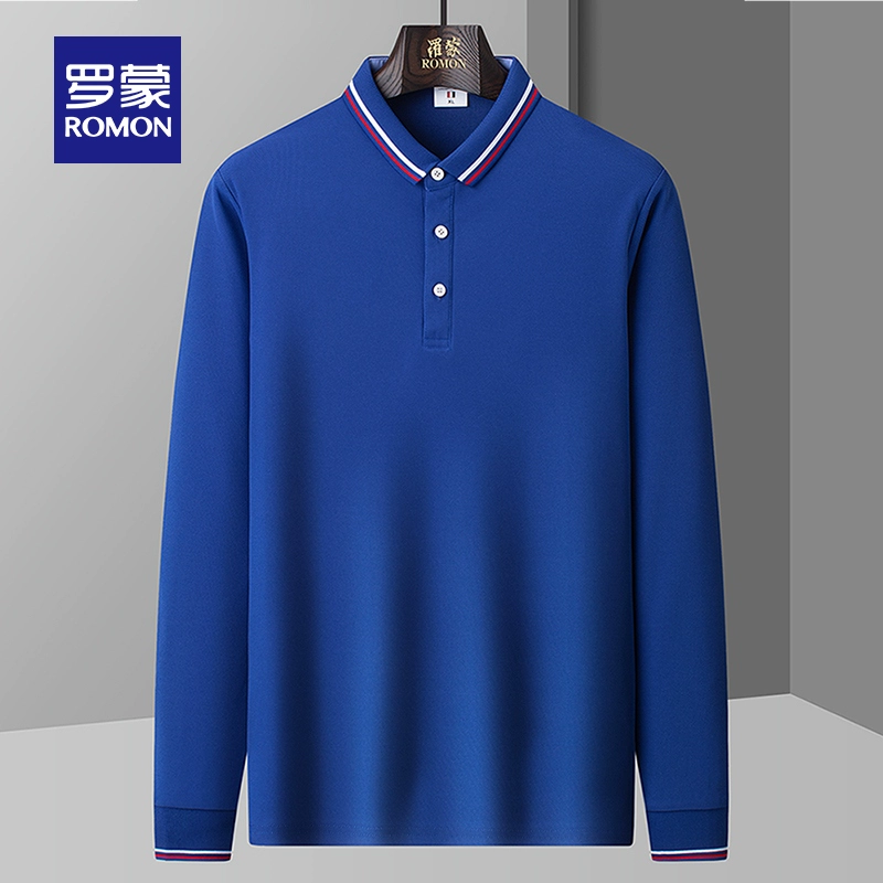 2023秋季新款，Romon 罗蒙 男士长袖休闲Polo衫*2件 5色 99.8元包邮 （49.9元/件） 值值值-买手聚集的地方