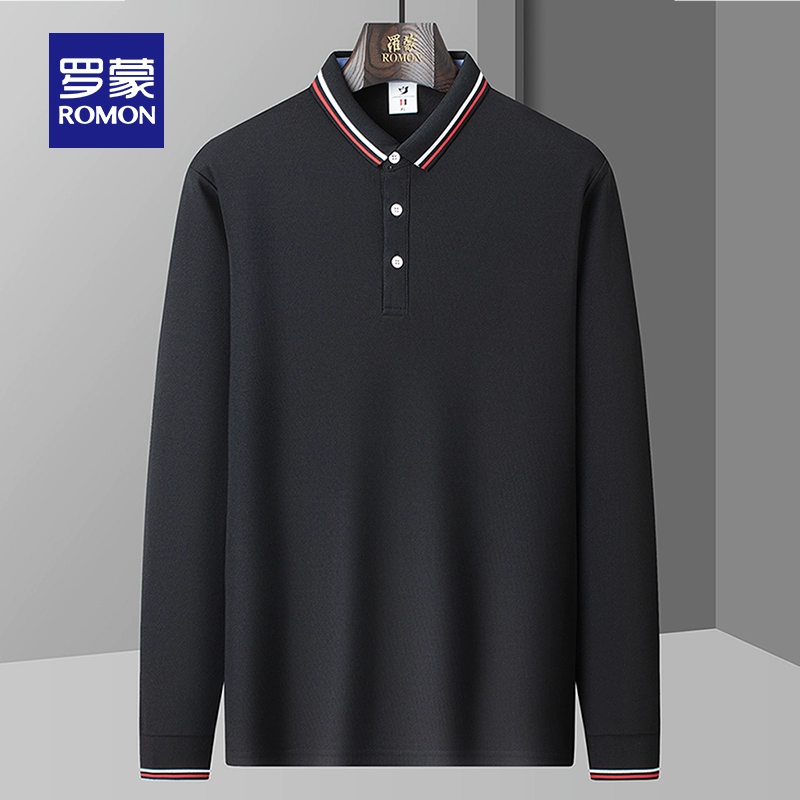 2023秋季新款，Romon 罗蒙 男士长袖休闲Polo衫*2件 5色 99.8元包邮 （49.9元/件） 值值值-买手聚集的地方