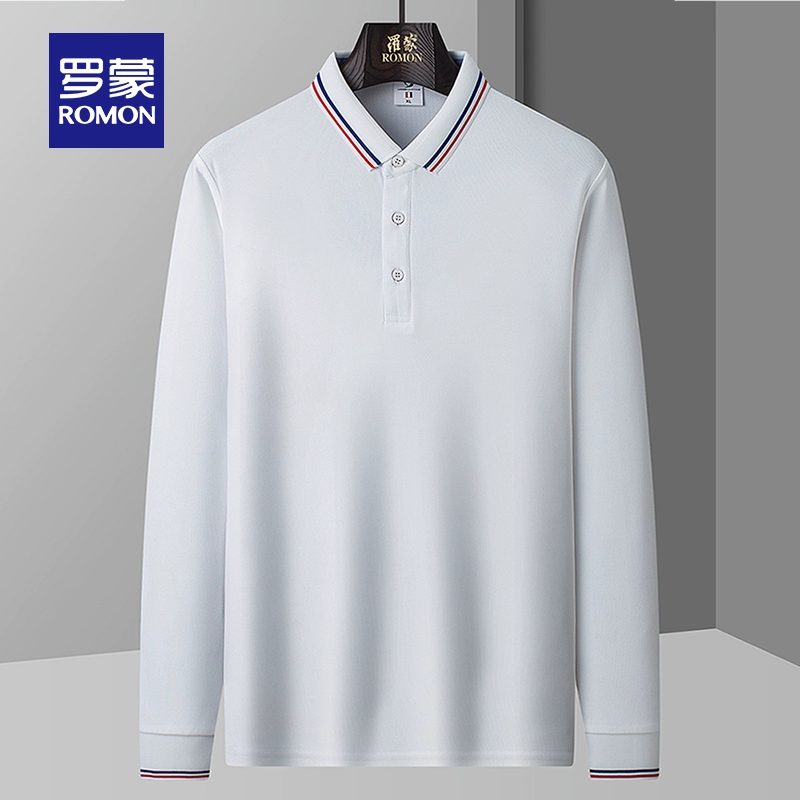 2023秋季新款，Romon 罗蒙 男士长袖休闲Polo衫*2件 5色 99.8元包邮 （49.9元/件） 值值值-买手聚集的地方