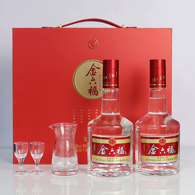 金六福 美福连连 50.8度兼香型白酒500mL*2瓶礼盒装 新低118元包邮 值值值-买手聚集的地方