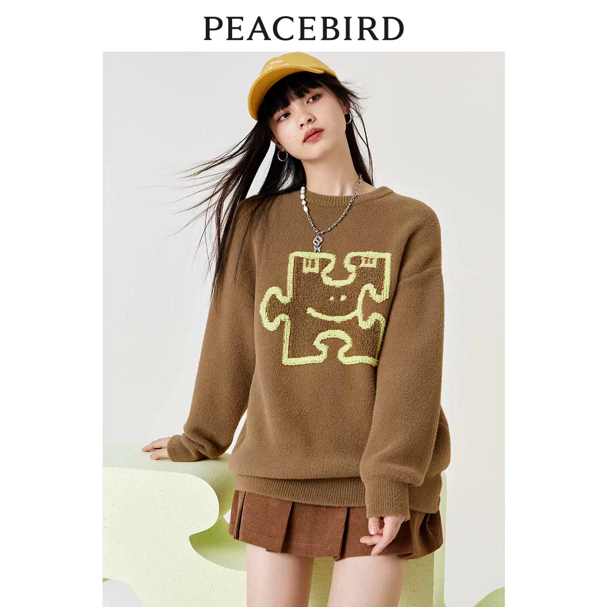 PEACEBIRD 太平鸟 秋冬女士针织衫宽松时尚套头毛衣合集 139元起包邮 值值值-买手聚集的地方