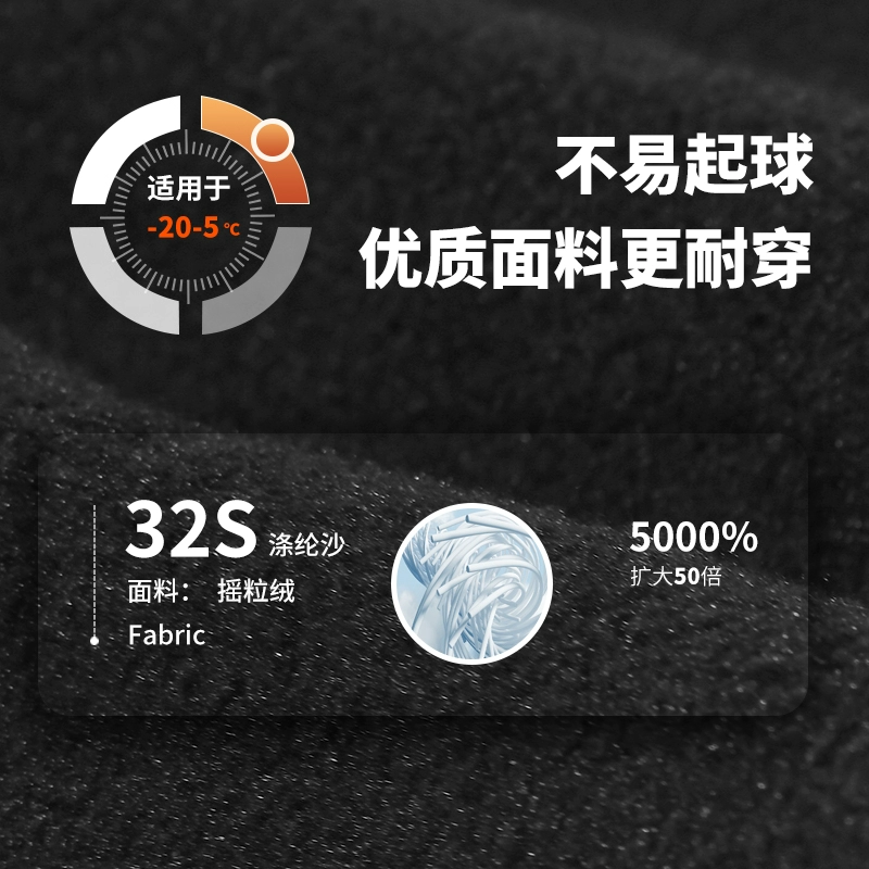 大嘴猴 男士冬季保暖摇粒绒围脖 4色 9.8元包邮 值值值-买手聚集的地方