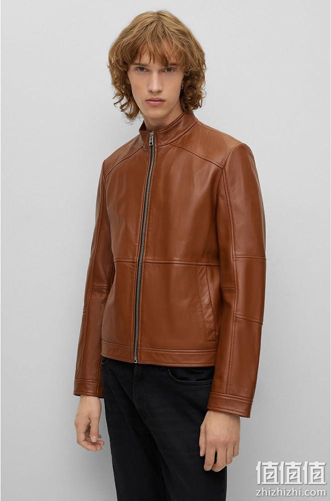 HUGO BOSS 雨果·博斯 男士Nappa小羊皮夹克50455293 1506.57元 值值值-买手聚集的地方