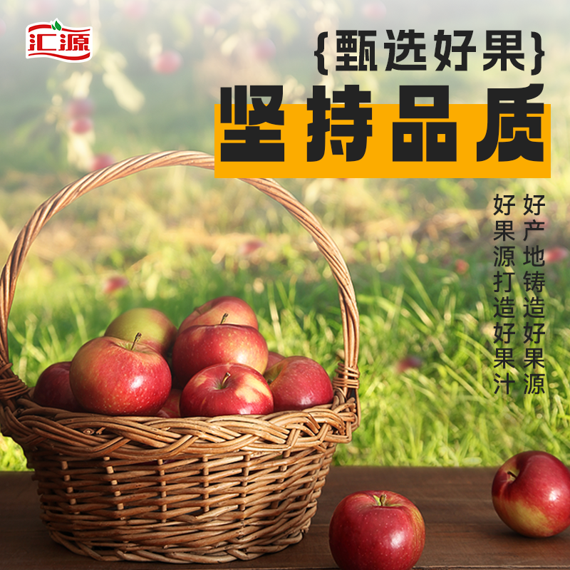 汇源果汁 100%苹果/桃混合果汁 2L*2瓶装 35.8元包邮 值值值-买手聚集的地方