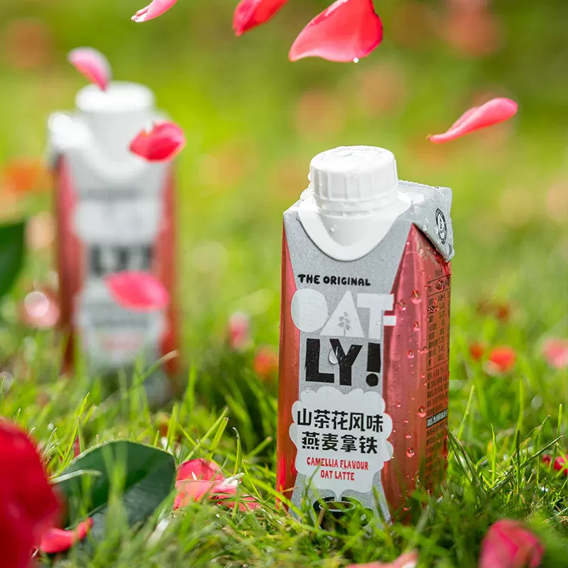 OATLY 噢麦力 山茶花风味燕麦拿铁250mL*12瓶 56元包邮（需用券） 值值值-买手聚集的地方