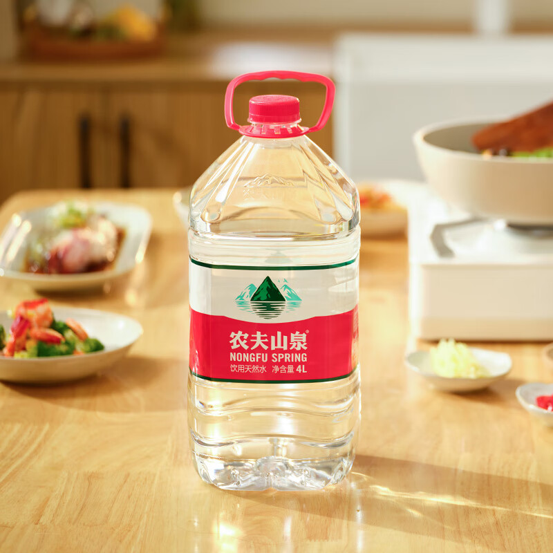 农夫山泉 天然饮用水 4L*4桶 17.9元 值值值-买手聚集的地方