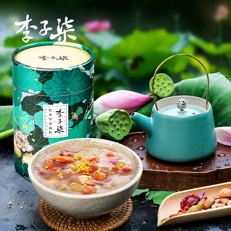李子柒 桂花坚果藕粉 258g 31.9元包邮 值值值-买手聚集的地方