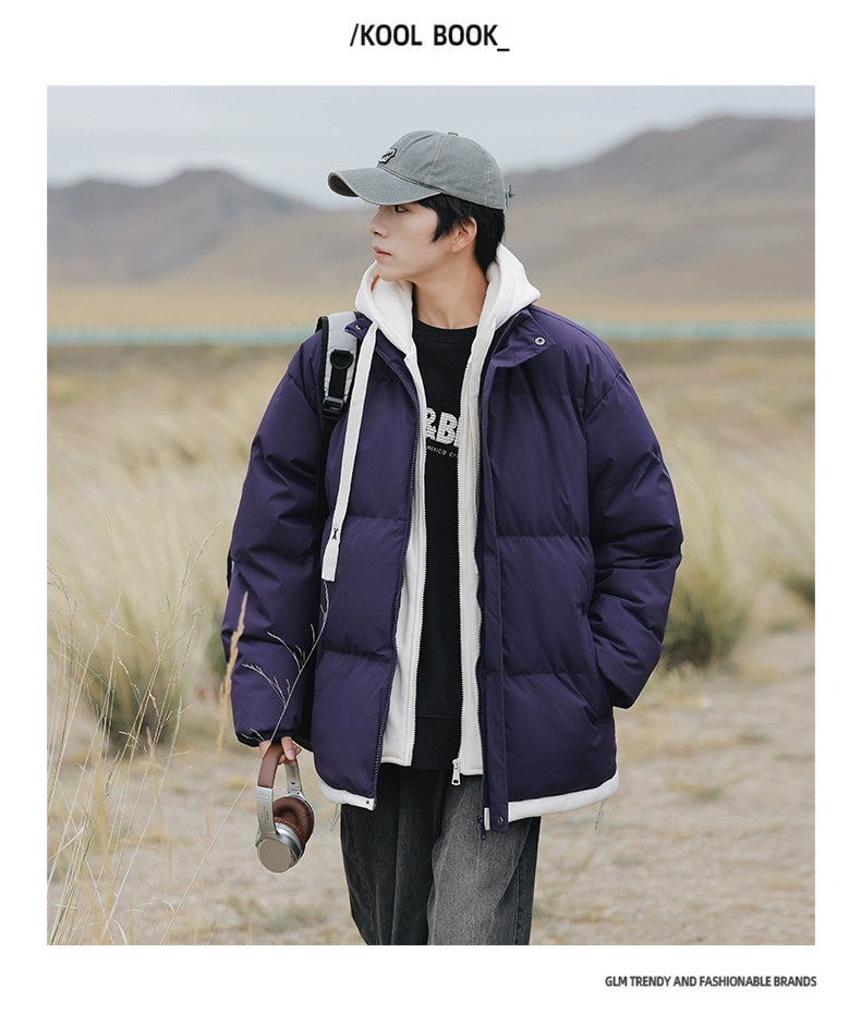 真维斯 男女同款冬季潮款加厚假两件棉服外套 4色 119.9元包邮 值值值-买手聚集的地方