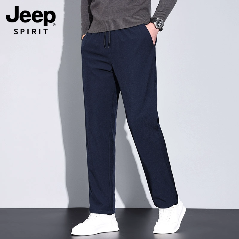 JEEP SPIRIT 2023新款秋冬抽绳休闲保暖羽绒裤 2色 79元包邮 值值值-买手聚集的地方