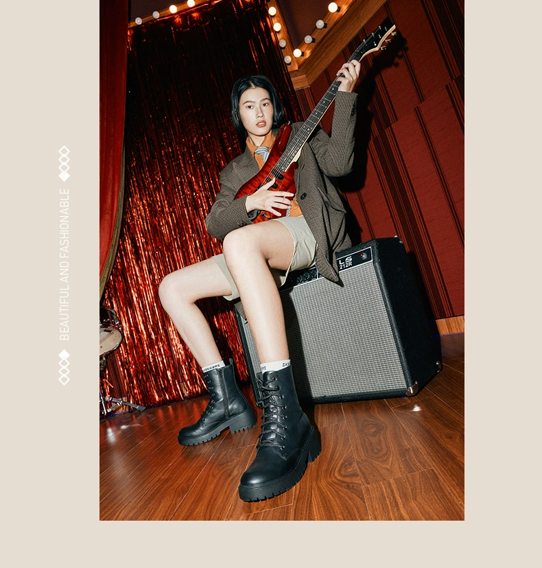 新低！Skechers 斯凯奇 女士高帮复古马丁靴/切尔西靴 4款可选 109元包邮 值值值-买手聚集的地方