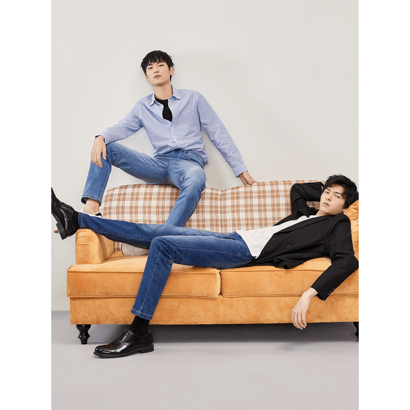 PLUS会员，网易严选 男式基础舒适直筒牛仔裤 4039399+凑单品 新低70元包邮（需领券） 值值值-买手聚集的地方