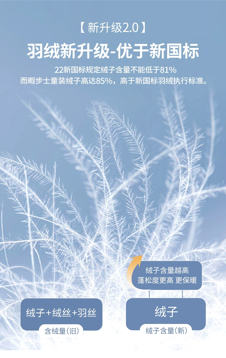Hush Puppies 暇步士 男女童仙护盾抗菌连帽羽绒服外套（105~170码）多色 新低159元包邮（双重优惠） 值值值-买手聚集的地方